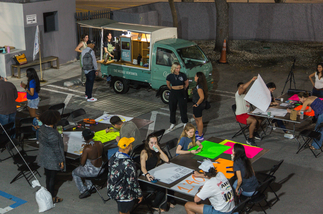 SG x Ciele x Run Little Havana – Cheer Station Prep Sign Making Party - Miami Marathon Week