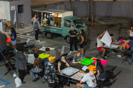 SG x Ciele x Run Little Havana – Cheer Station Prep Sign Making Party - Miami Marathon Week