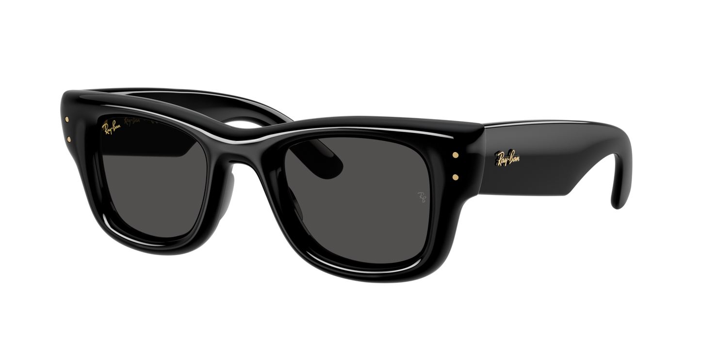 RAY-BAN WAYFARER PUFFER BLACK W ULTRA BLACK 0RB4940-601/8747