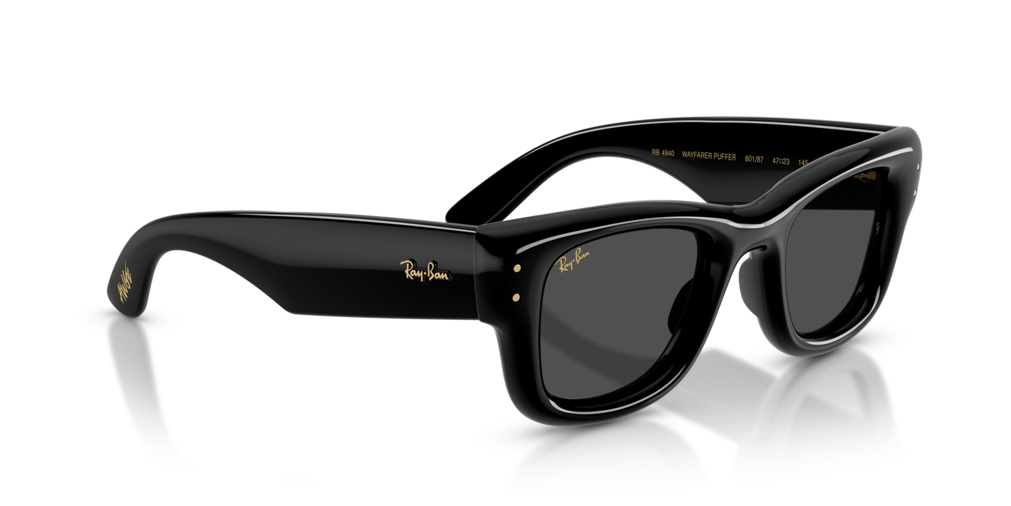 RAY-BAN WAYFARER PUFFER BLACK W ULTRA BLACK 0RB4940-601/8747