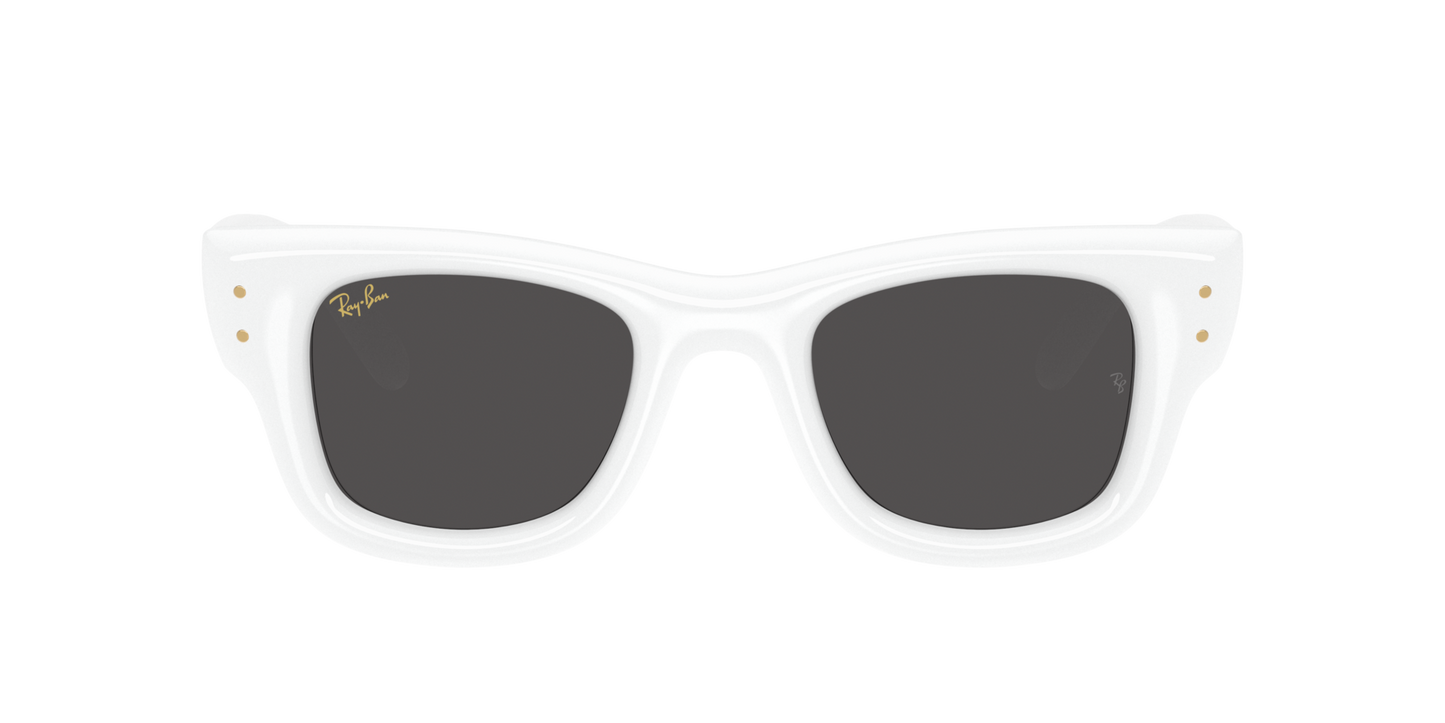 RAY-BAN WAYFARER PUFFER WHITE W ULTRA BLACK 0RB4940-671/8747
