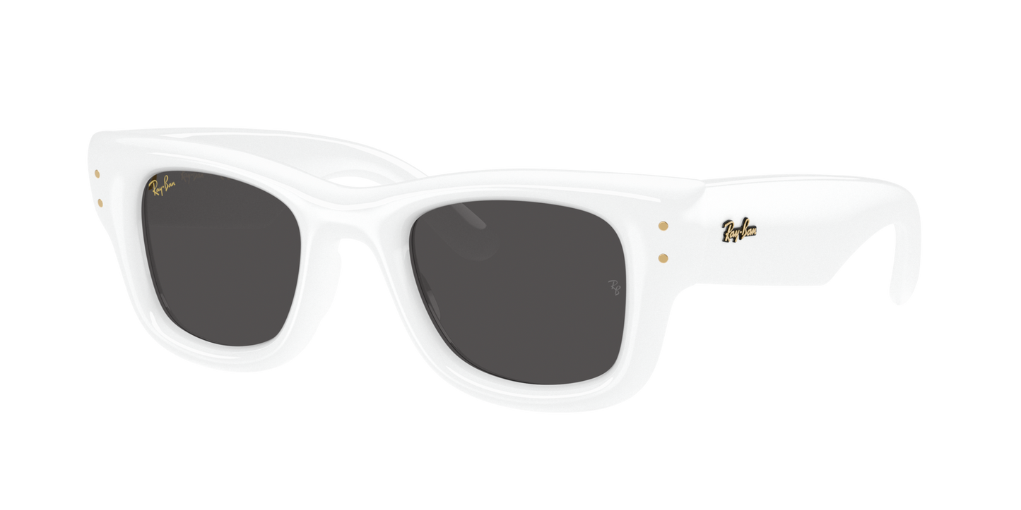 RAY-BAN WAYFARER PUFFER WHITE W ULTRA BLACK 0RB4940-671/8747