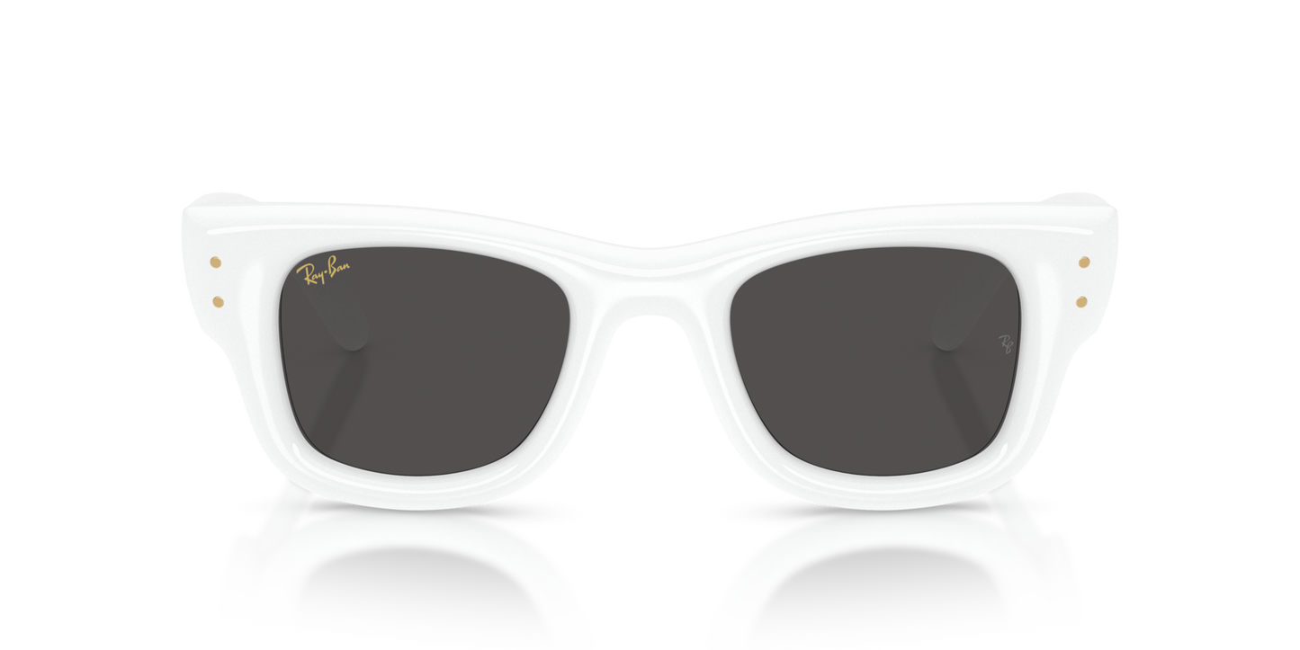 RAY-BAN WAYFARER PUFFER WHITE W ULTRA BLACK 0RB4940-671/8747