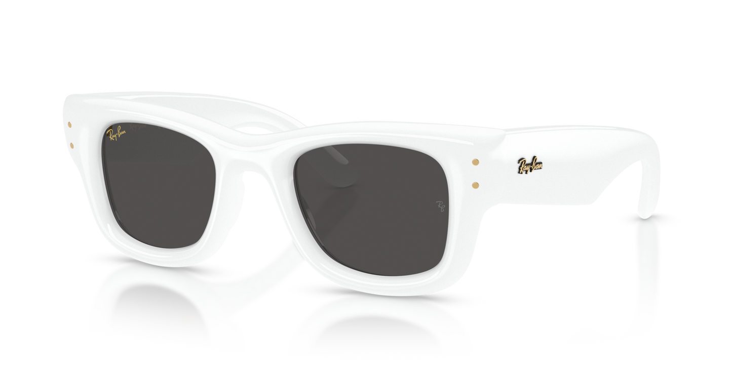 RAY-BAN WAYFARER PUFFER WHITE W ULTRA BLACK 0RB4940-671/8747