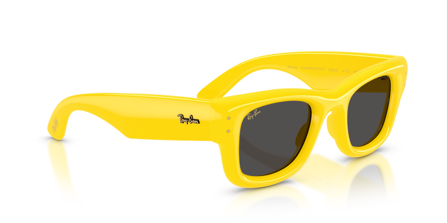 RAY-BAN WAYFARER PUFFER YELLOW W ULTRA BLACK 0RB4940-68308747