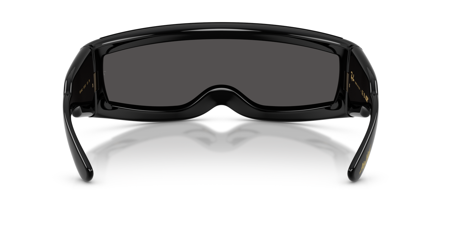 RAY BAN X ASAP ROCKY ULTRA WRAP 002 ULTRA BLACK 0RB4942