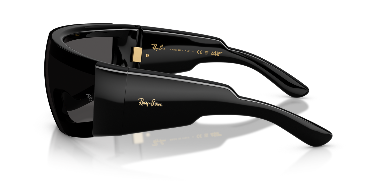RAY BAN X ASAP ROCKY ULTRA WRAP 002 ULTRA BLACK 0RB4942