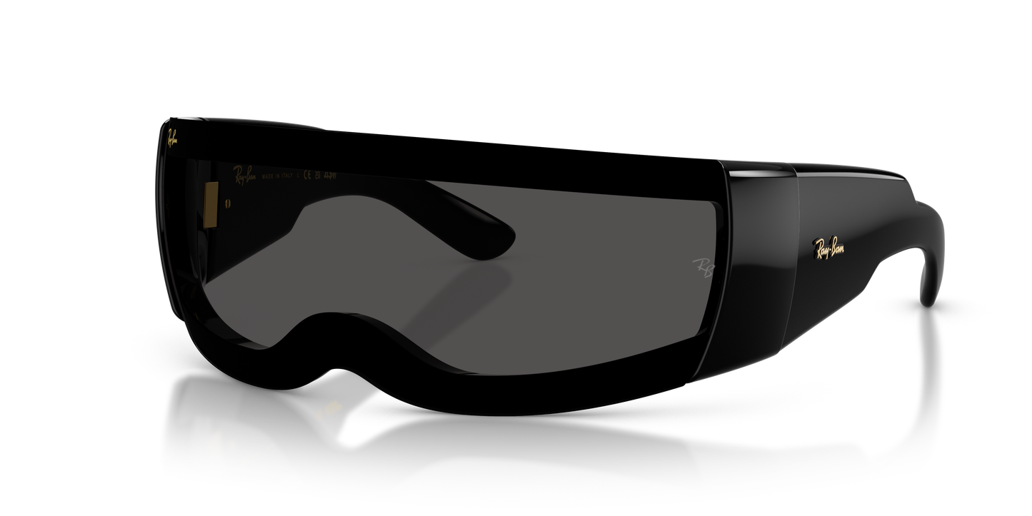 RAY BAN X ASAP ROCKY ULTRA WRAP 002 ULTRA BLACK 0RB4942