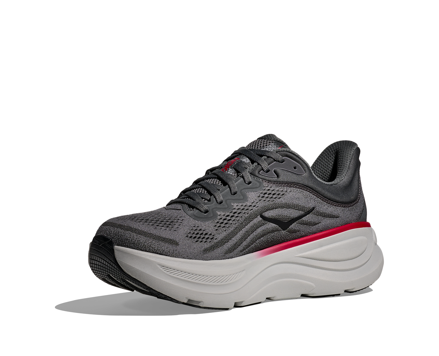 HOKA Mens BONDI 9 SATELLITE GREY / OUTER ORBIT 1162011-SRYT