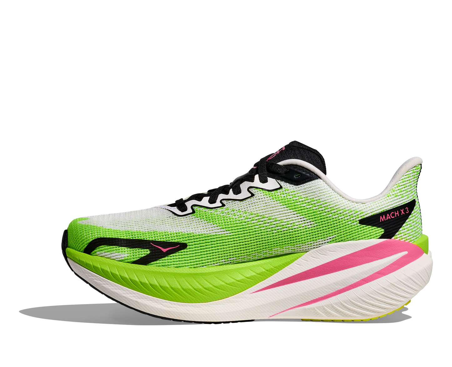 HOKA Mach X 3 Womens white / neon lime 1168721-WNL