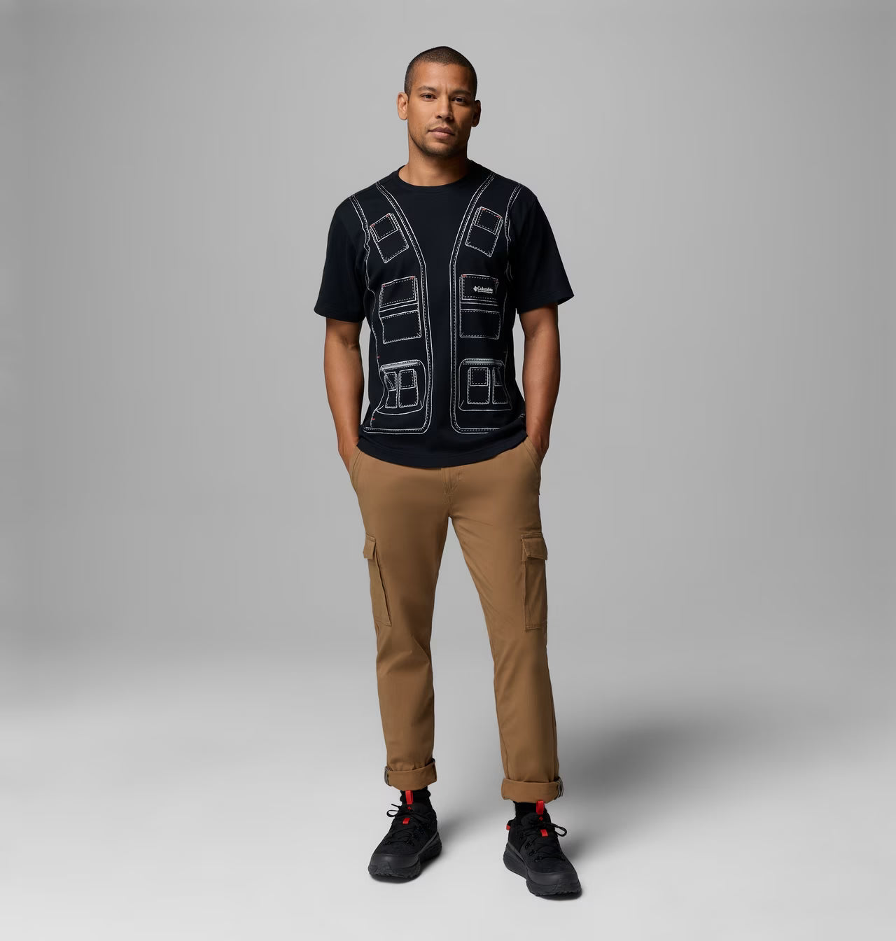 COLUMBIA V1 SHORT SLEEVE GRAPHIC TEE BLACK 2176191010