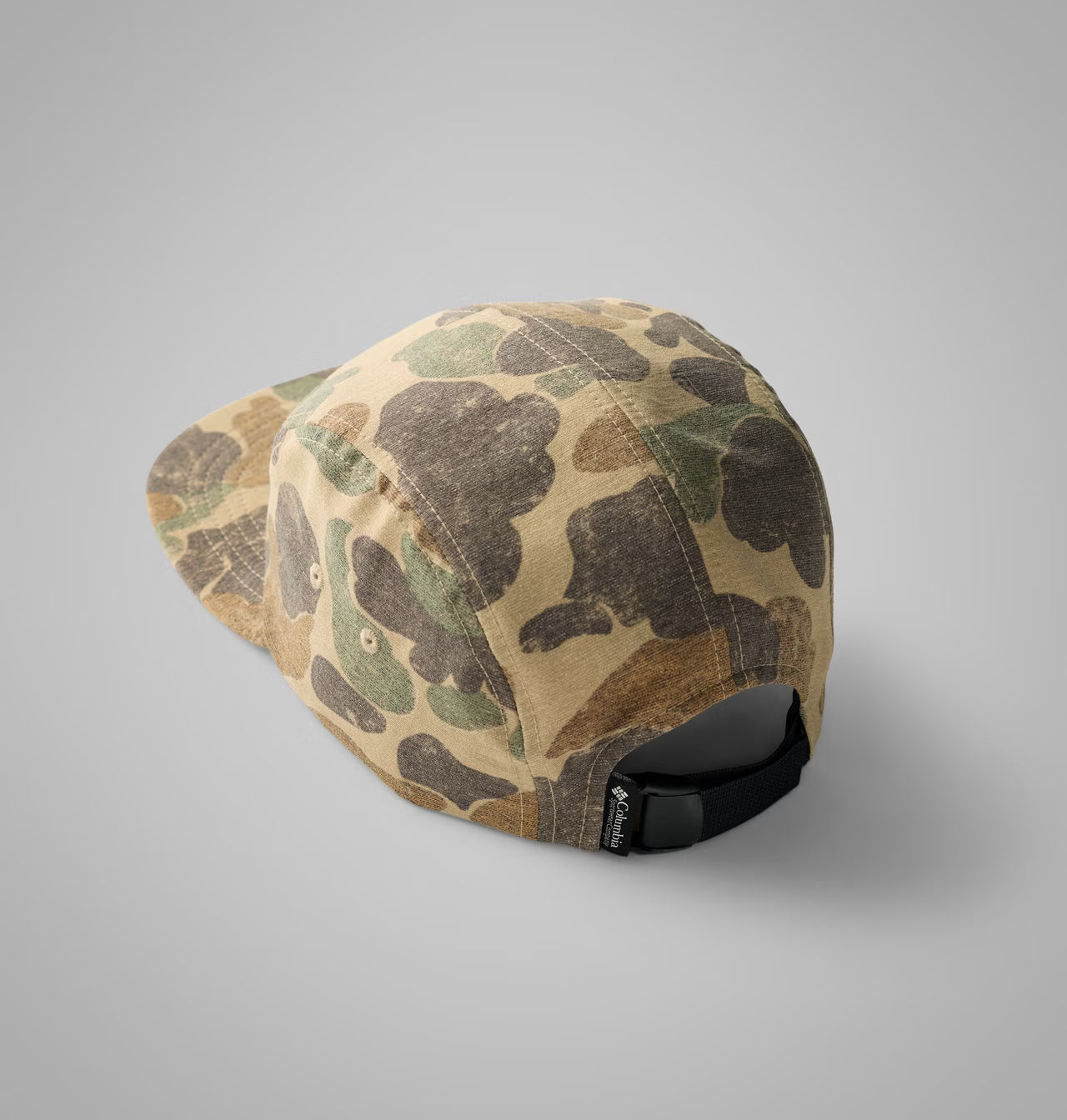 COLUMBIA V1 5 PANEL HAT BRITISH TAN DUCK CAMO 2176211265