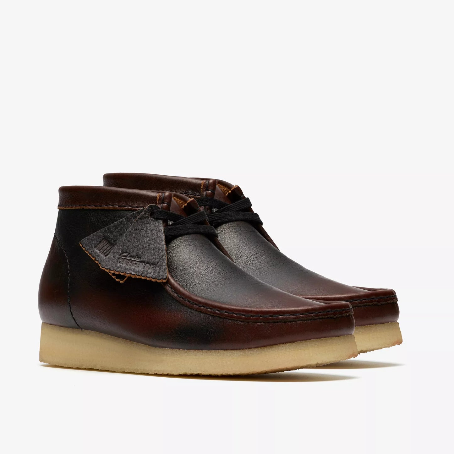 CLARK Wallabee Dark Tan Combination 26182763