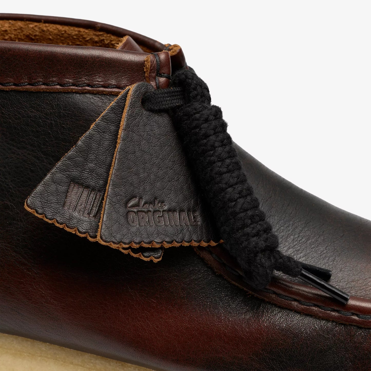 CLARK Wallabee Dark Tan Combination 26182763