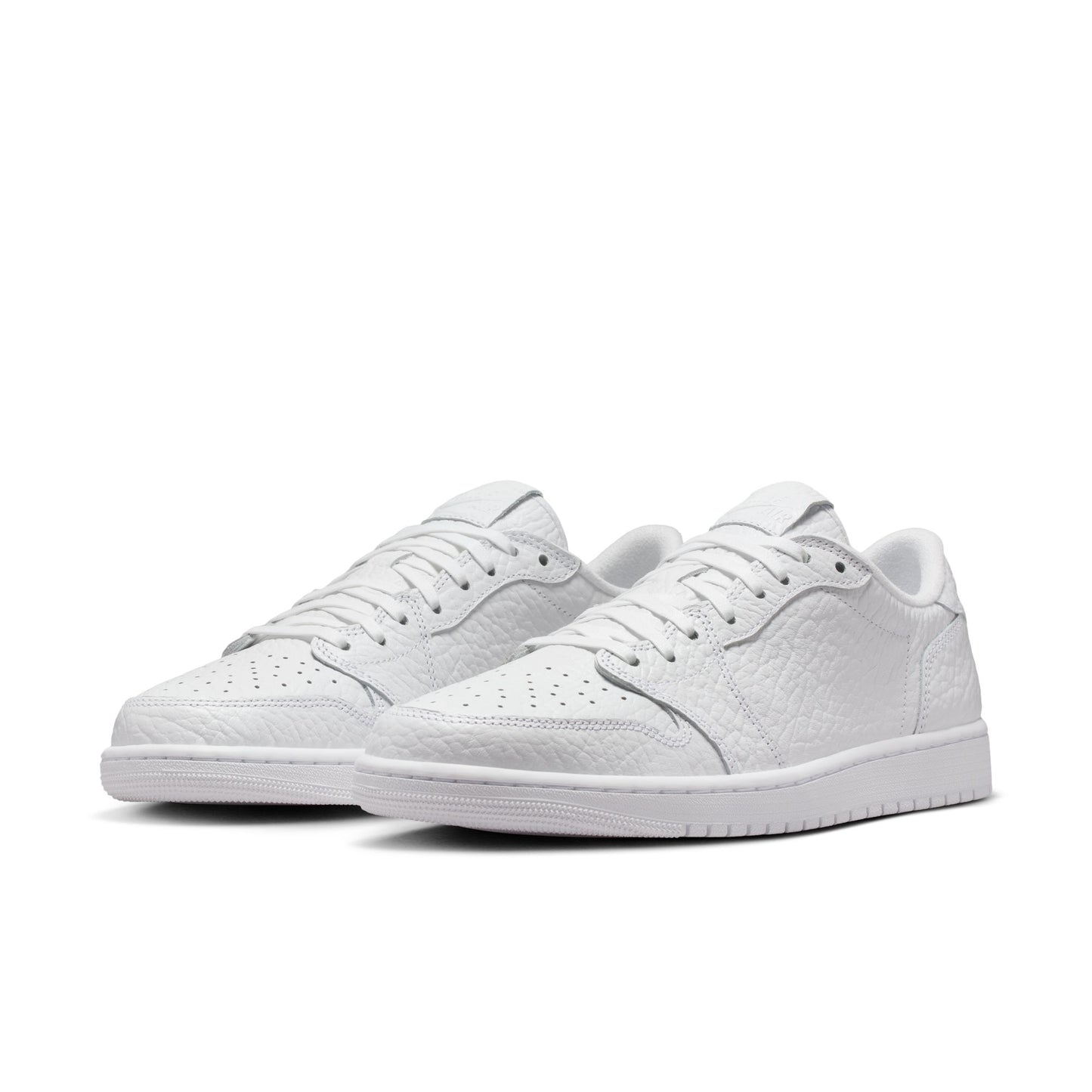 Air Jordan 1 Retro Low Men's No-Swoosh White/white-white 872782-100