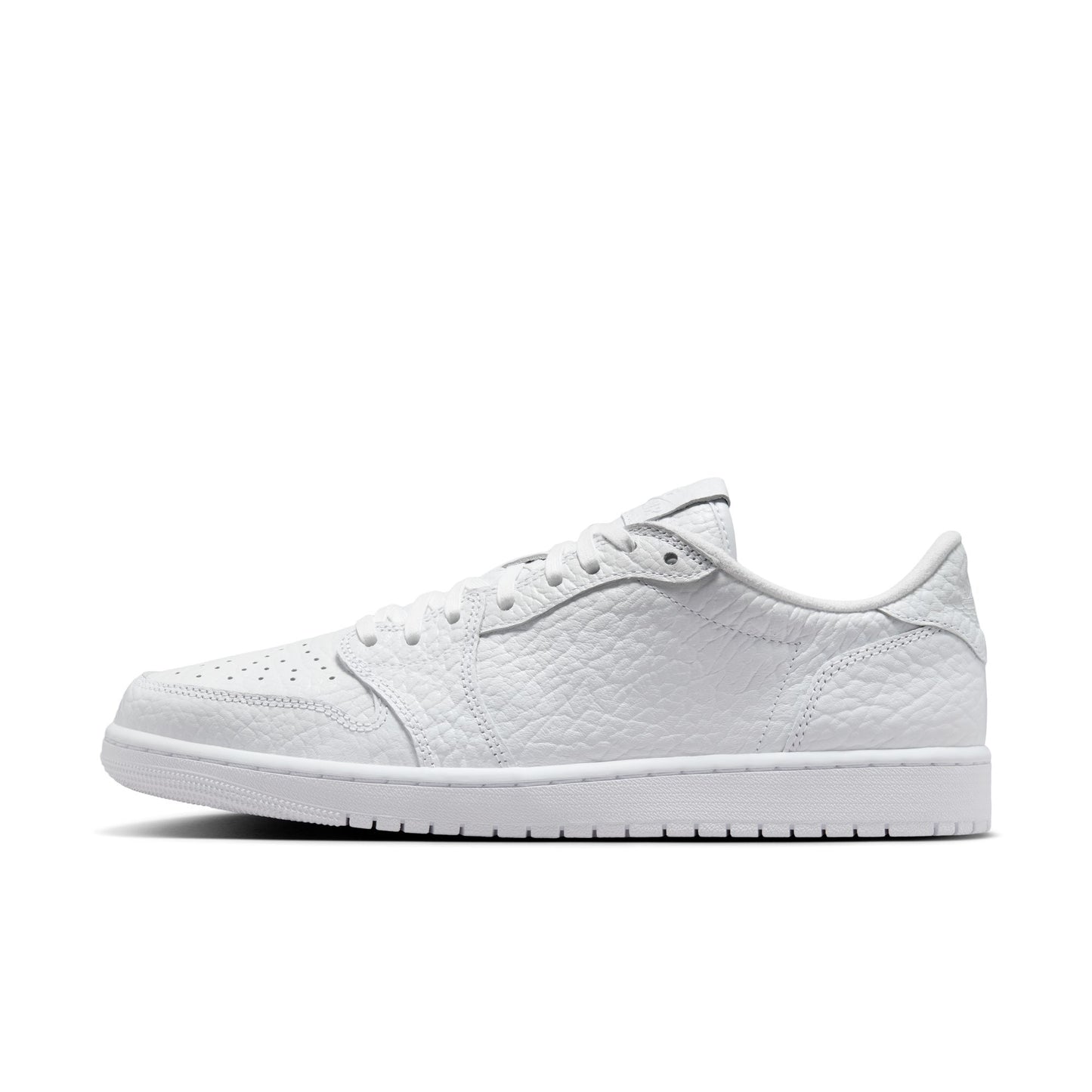 Air Jordan 1 Retro Low Men's No-Swoosh White/white-white 872782-100