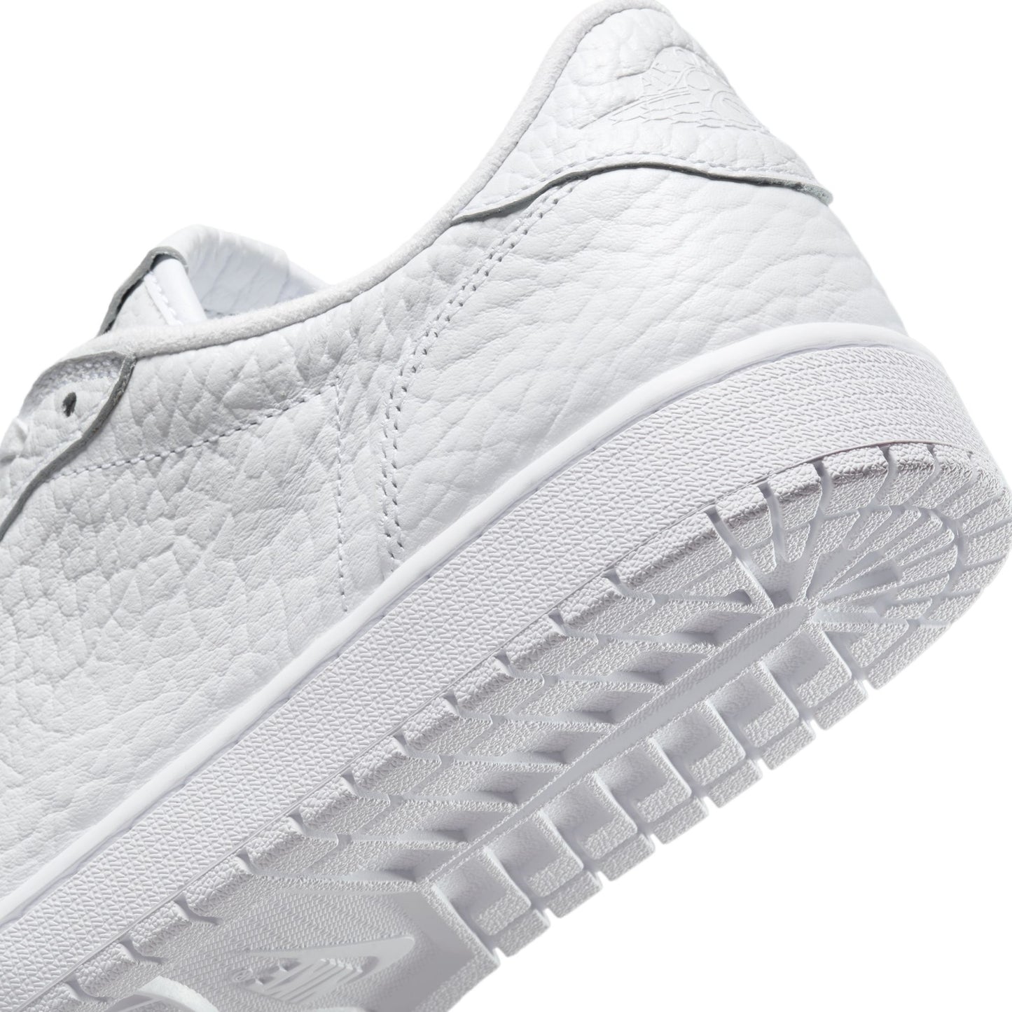 Air Jordan 1 Retro Low Men's No-Swoosh White/white-white 872782-100
