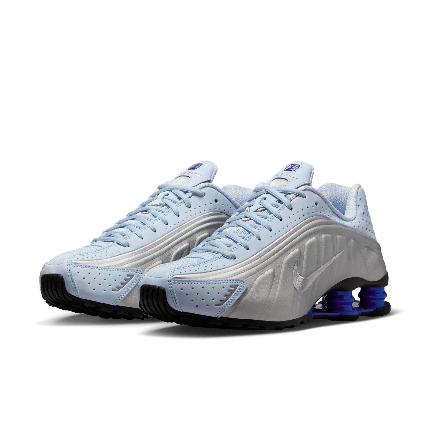 Nike Shox R4 Women's Shoes Color: Blue Tint/metallic Silver-racer Blue AR3565-402