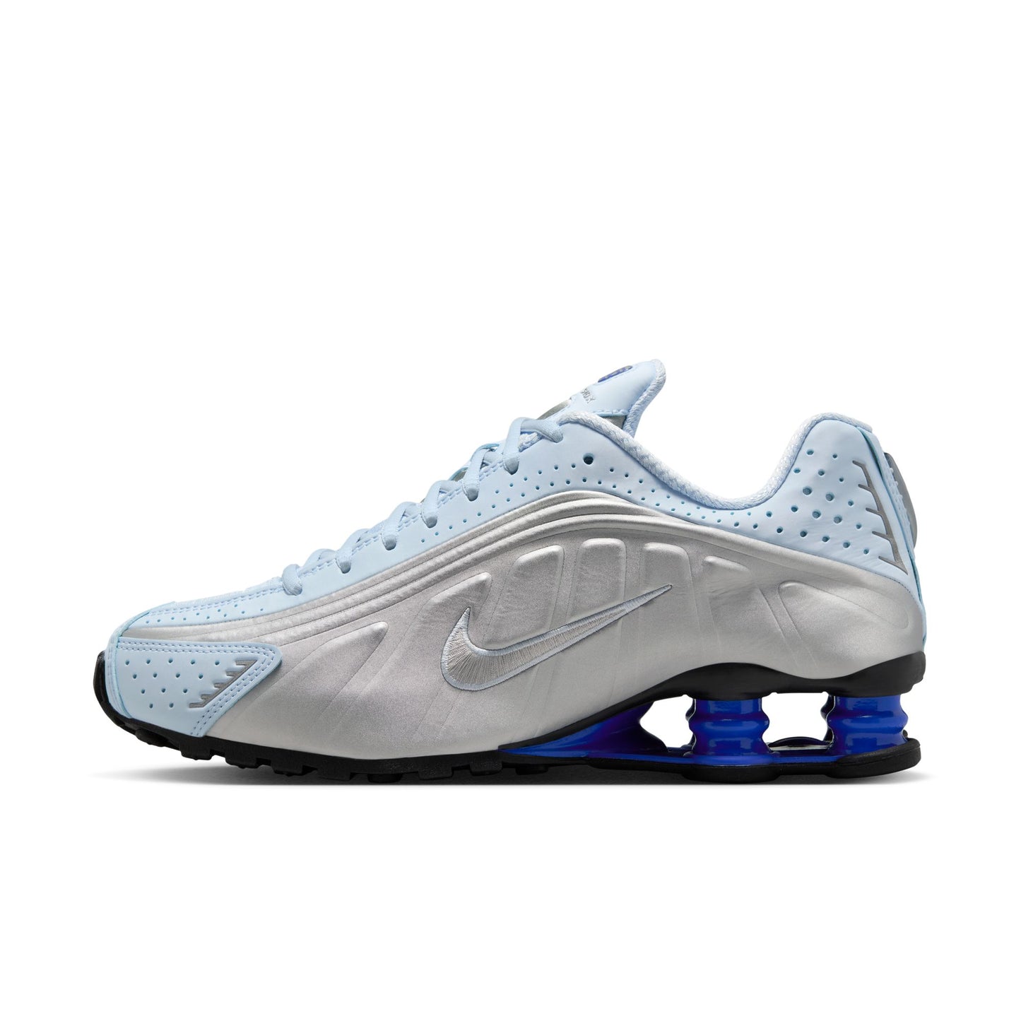 Nike Shox R4 Women's Shoes Color: Blue Tint/metallic Silver-racer Blue AR3565-402