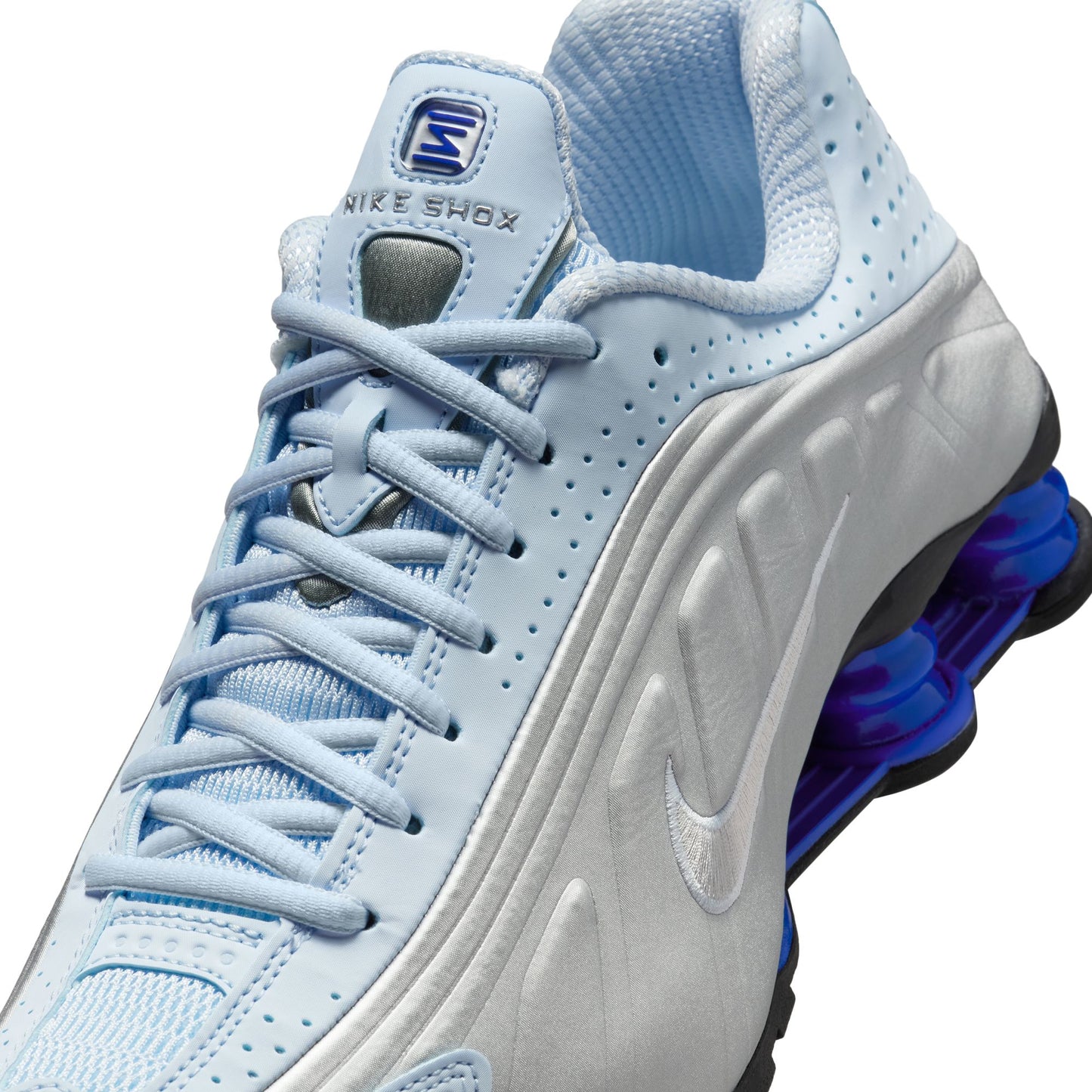 Nike Shox R4 Women's Shoes Color: Blue Tint/metallic Silver-racer Blue AR3565-402