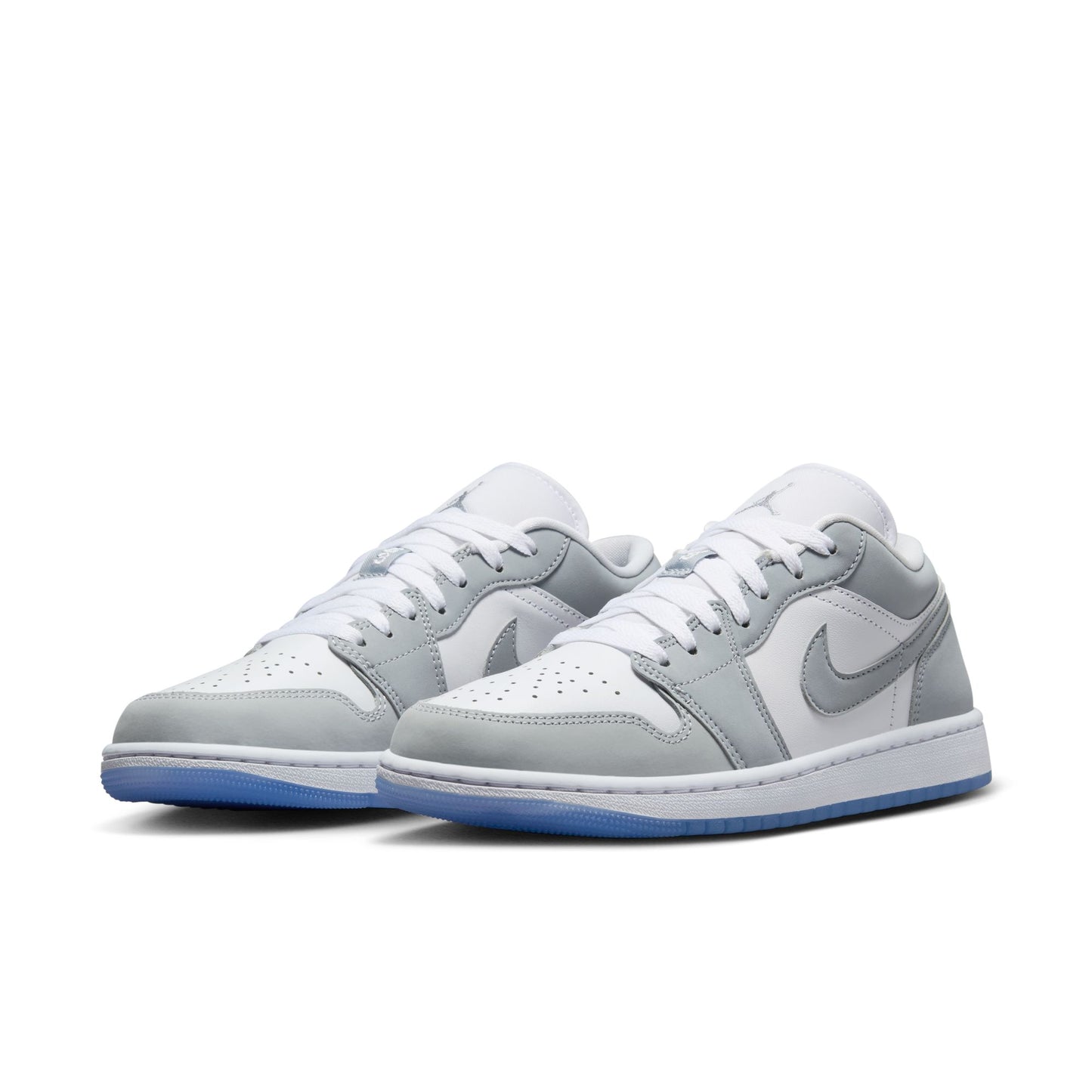 Air Jordan 1 Low Women White/wolf Grey-aluminum DC0774-105