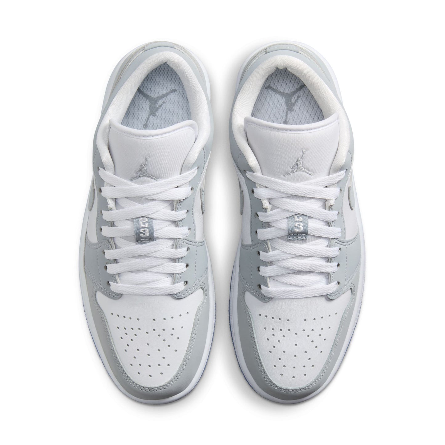 Air Jordan 1 Low Women White/wolf Grey-aluminum DC0774-105