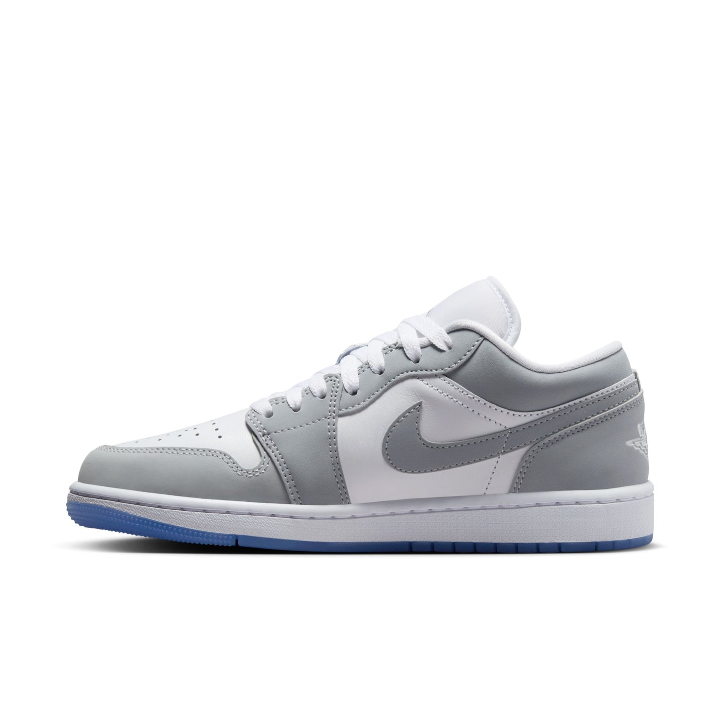 Air Jordan 1 Low Women White/wolf Grey-aluminum DC0774-105