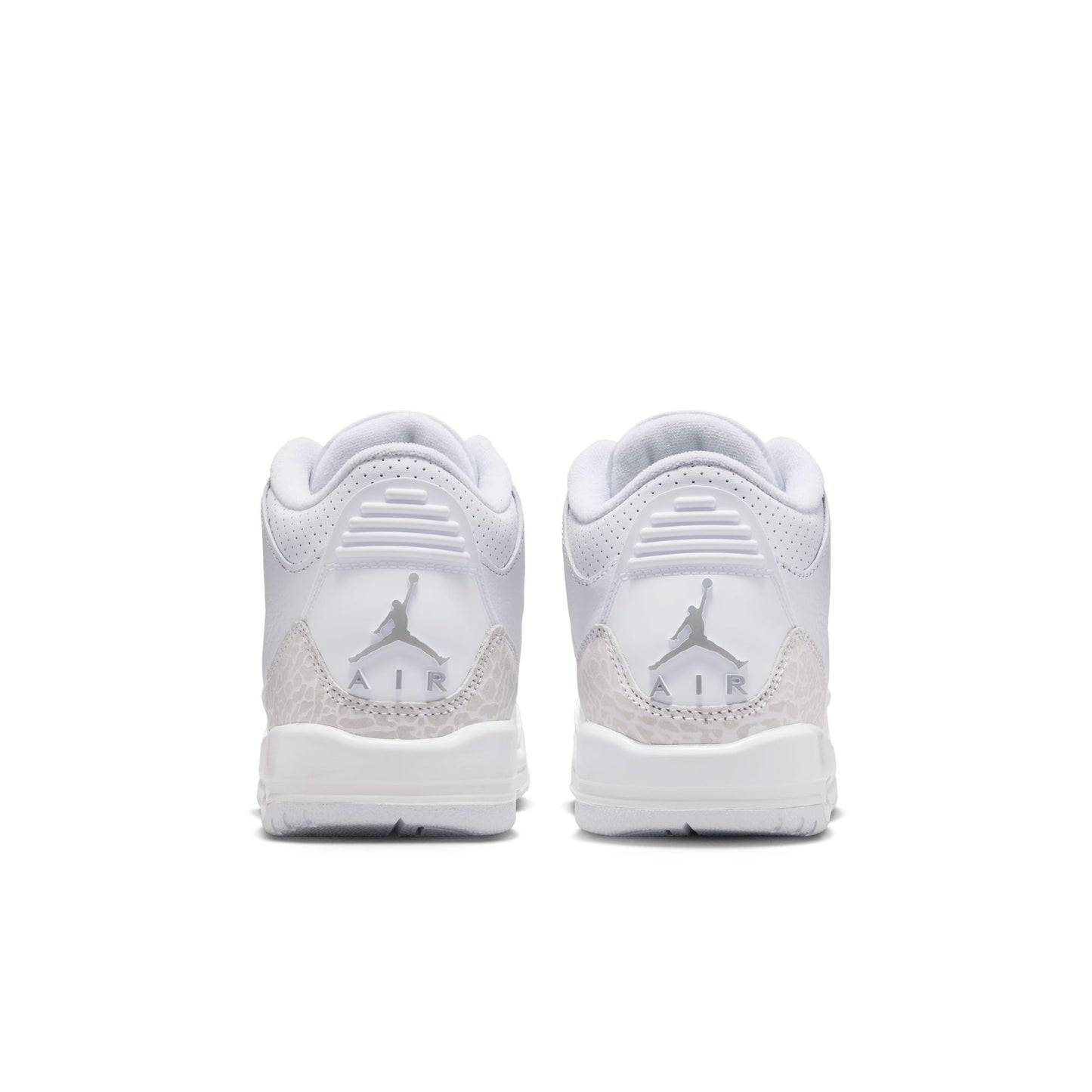 Air Jordan 3 Retro GS White/metallic Silver-white DM0967-111