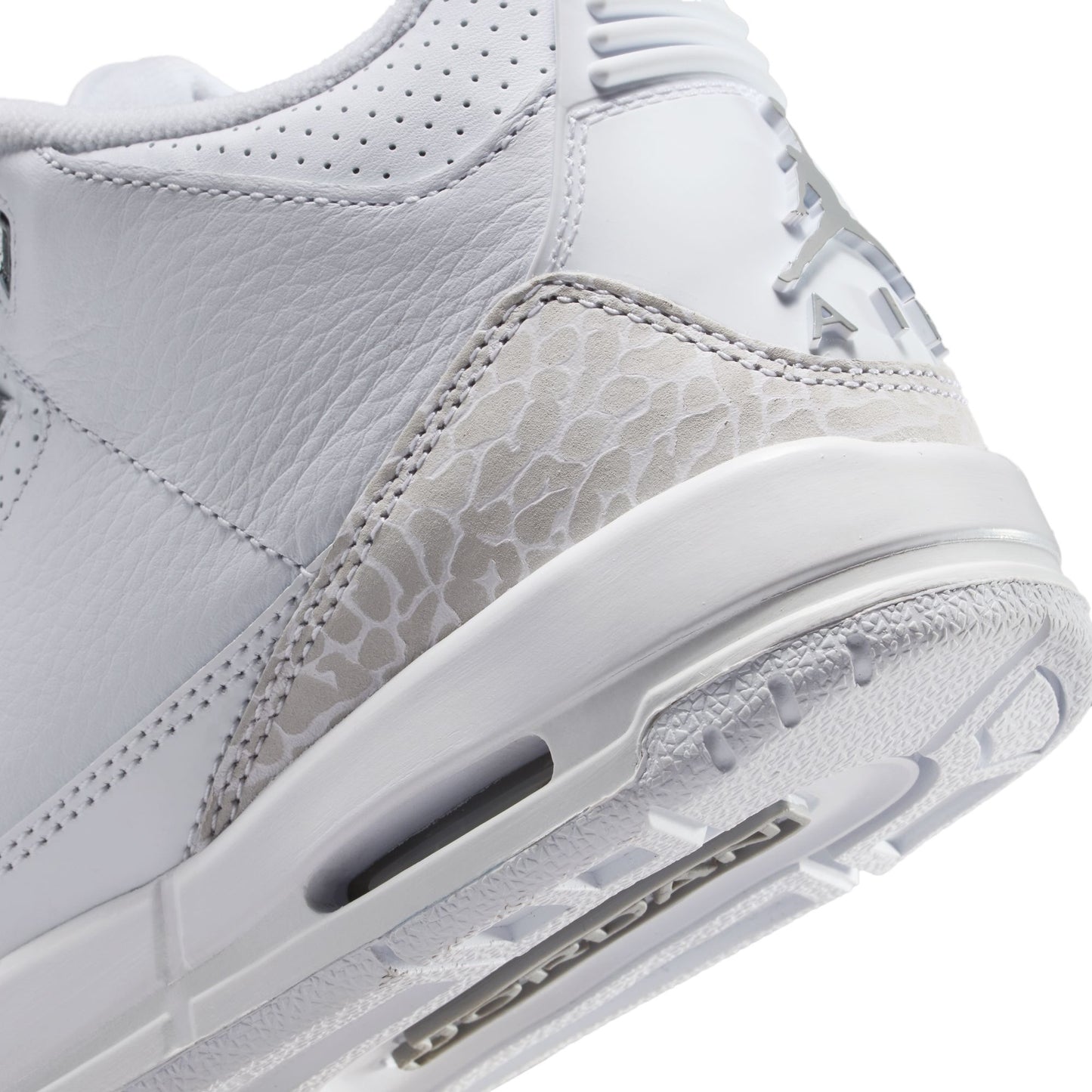 Air Jordan 3 Retro GS White/metallic Silver-white DM0967-111