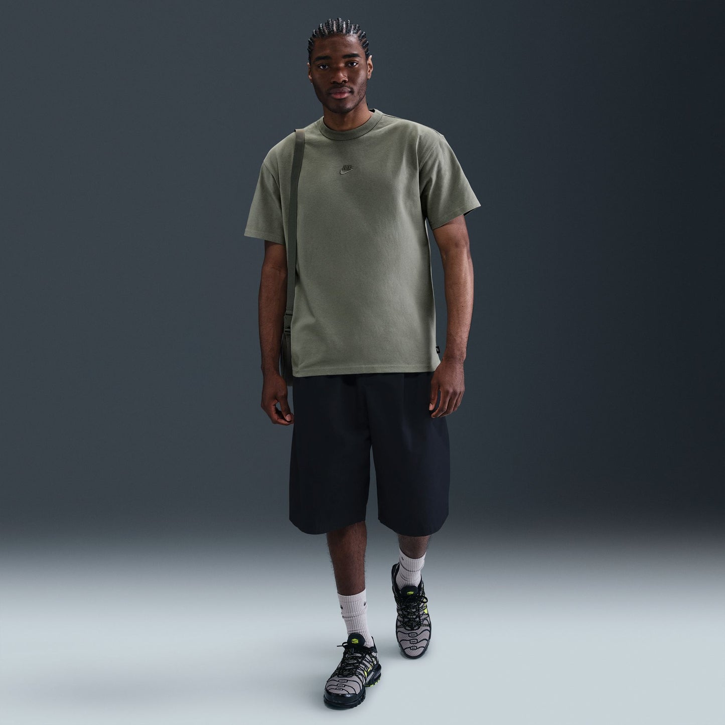 Nike Sportswear Premium Essentials Men's T-Shirt Color: Light Army Style: DO7392-320