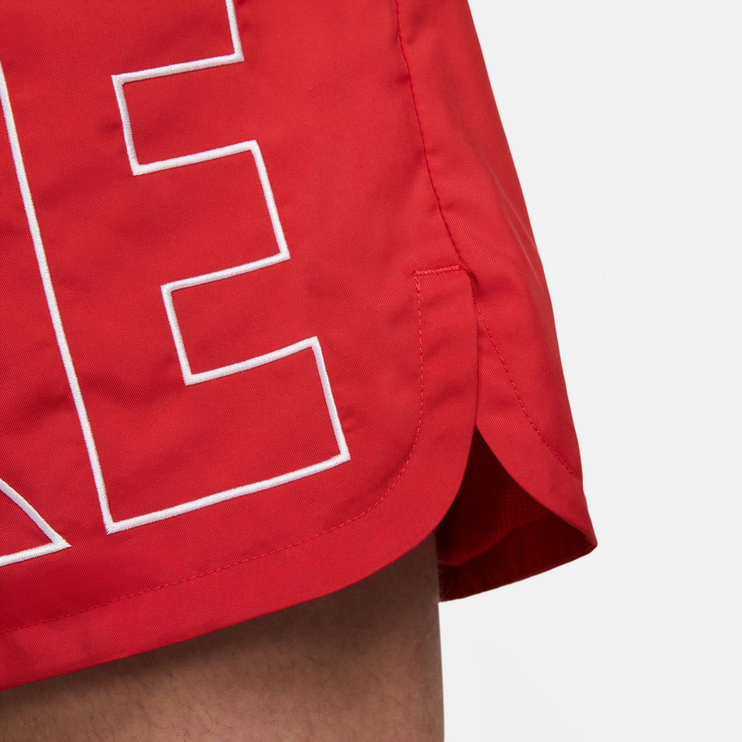 Nike Sportswear Men's Woven Flow Shorts Color: University Red/white Style: FJ1653-657