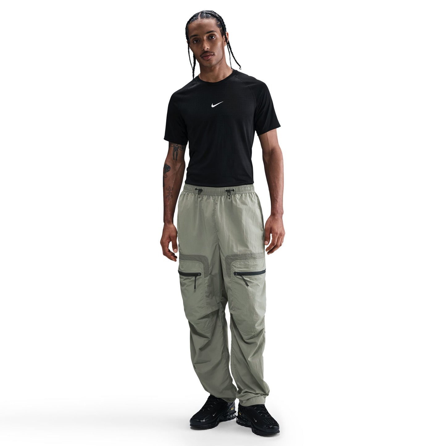 Nike Tech Men's Woven Cargo Pants Color: Light Army/black Style: HJ2940-320