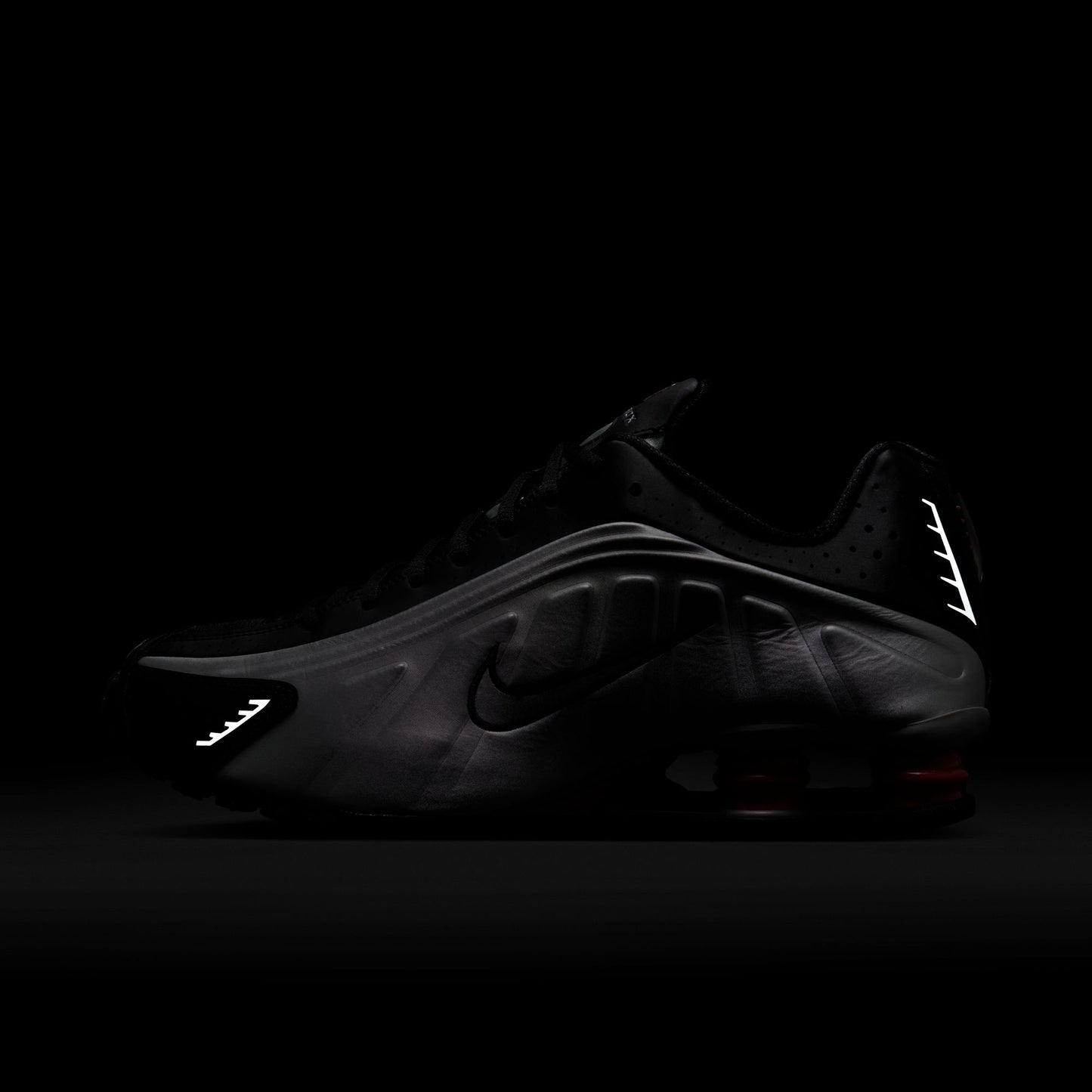 Nike Shox R4 Men's Shoes Color: Metallic Silver/metallic Silver-black Style: HQ1988-002