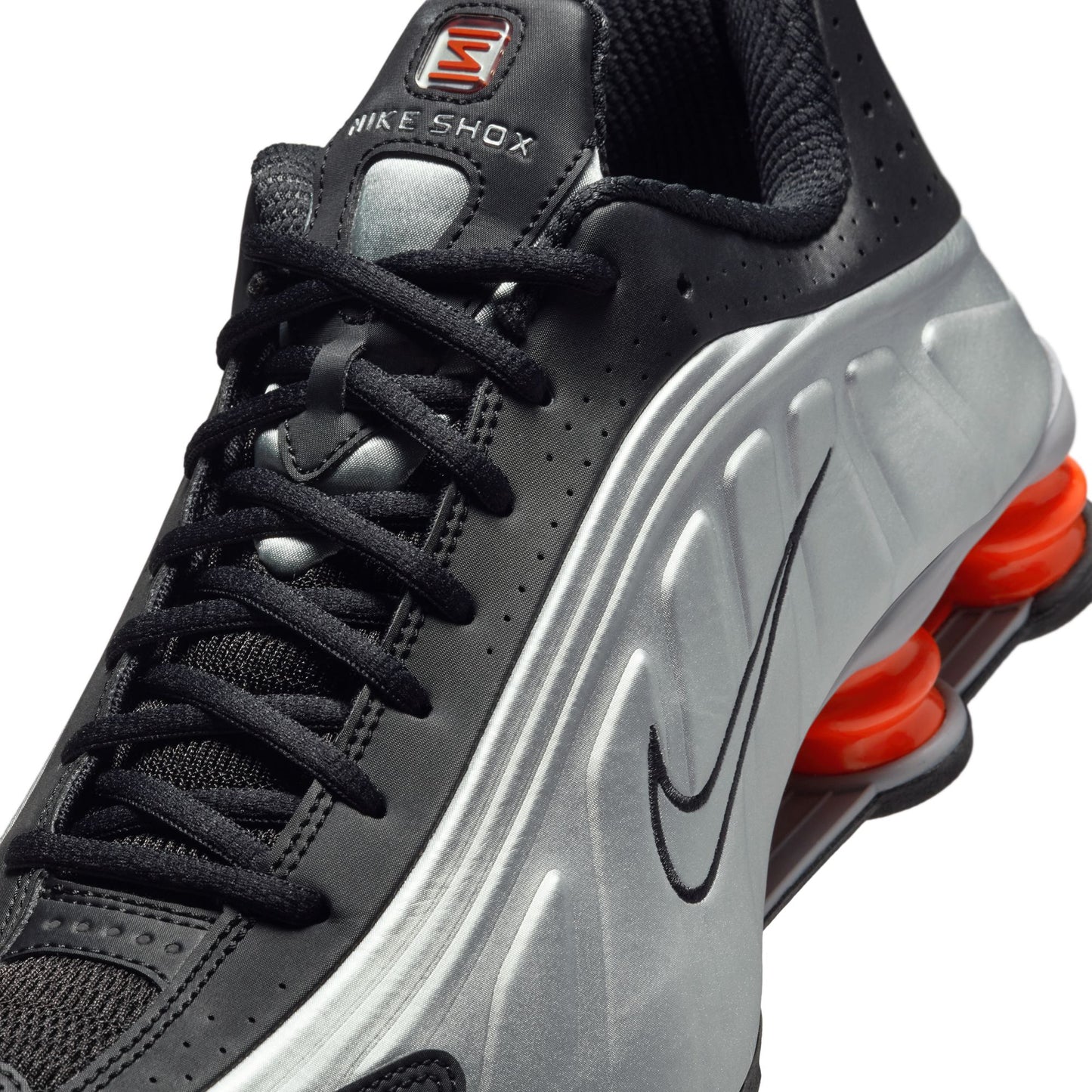 Nike Shox R4 Men's Shoes Color: Metallic Silver/metallic Silver-black Style: HQ1988-002