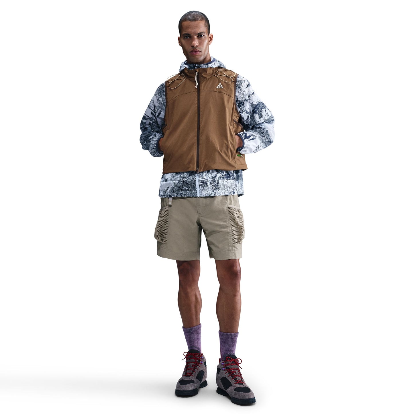 NIKE ACG "DEATH BLOOM" VEST MOSSWOOD BROWN HV0600-235
