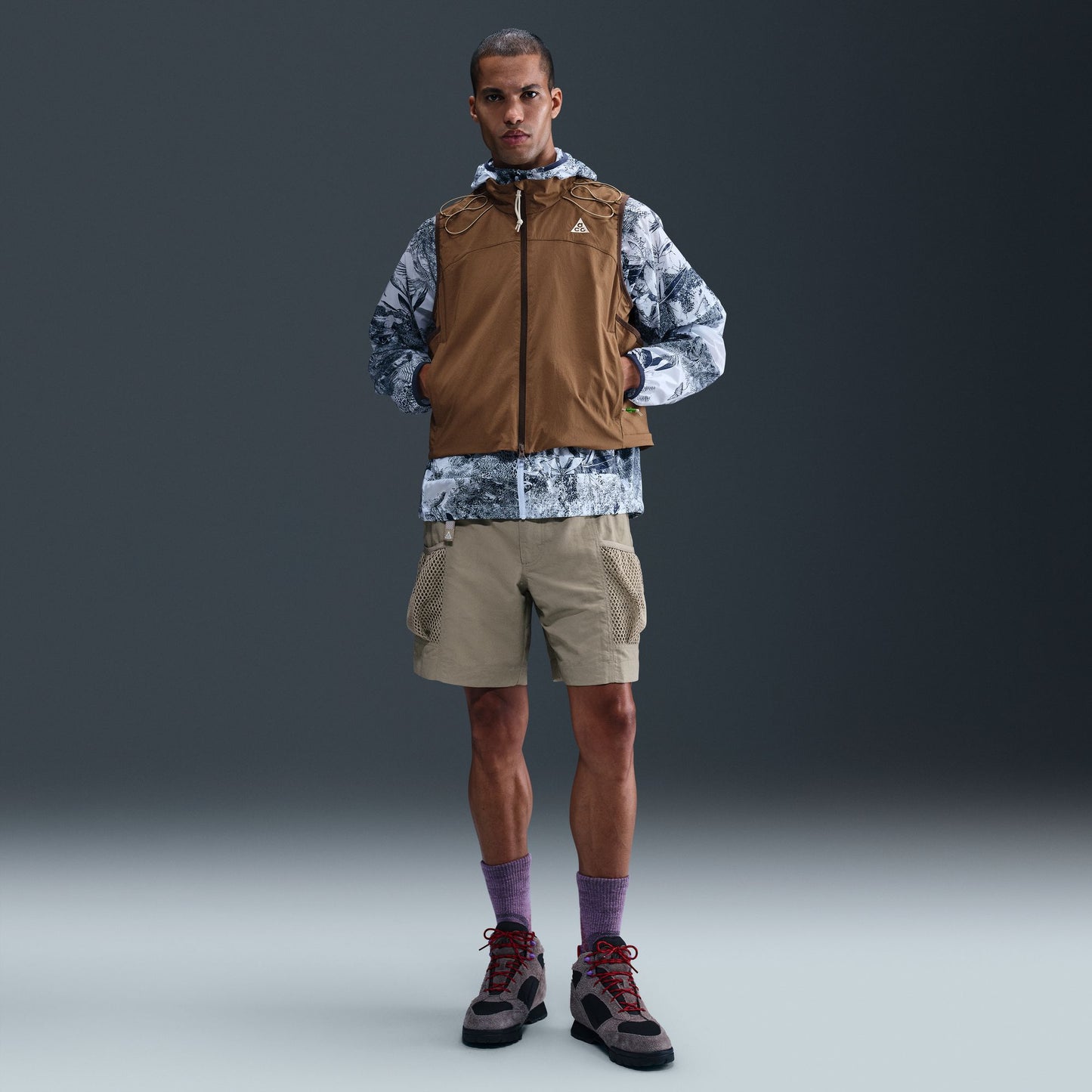 NIKE ACG "DEATH BLOOM" VEST MOSSWOOD BROWN HV0600-235