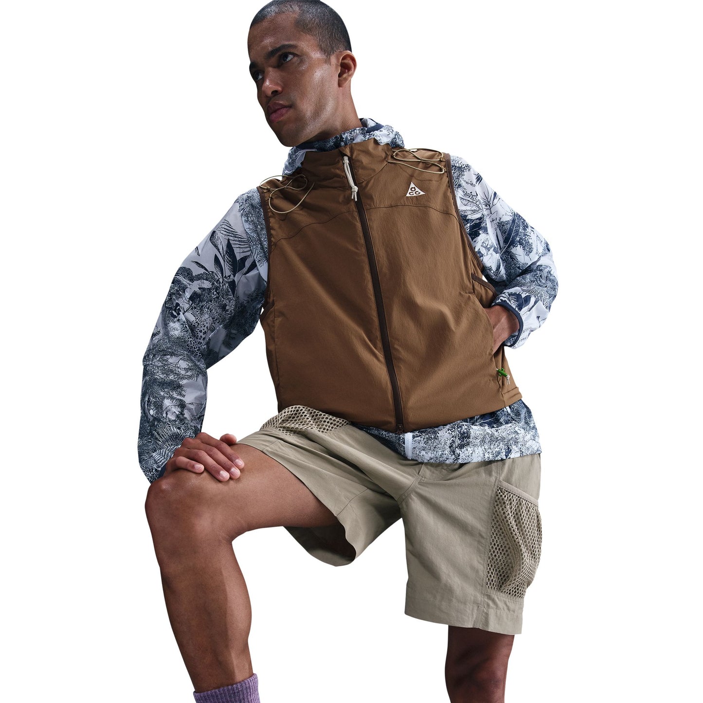 NIKE ACG "DEATH BLOOM" VEST MOSSWOOD BROWN HV0600-235
