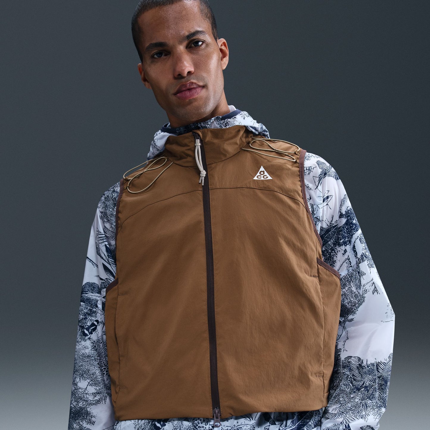 NIKE ACG "DEATH BLOOM" VEST MOSSWOOD BROWN HV0600-235