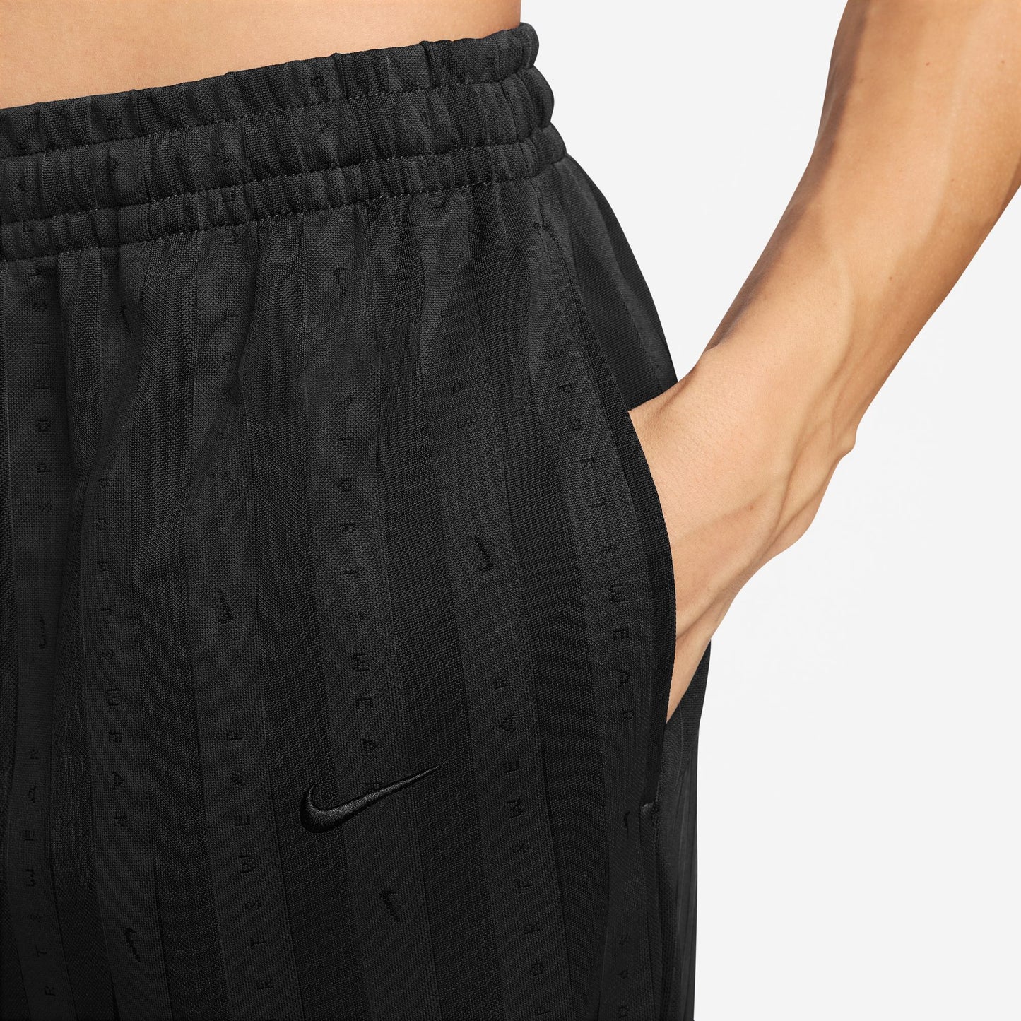 NIKE SPORTSWEAR WOMENS MID-RISE LOOSE STRIPE PANT HV5133-010