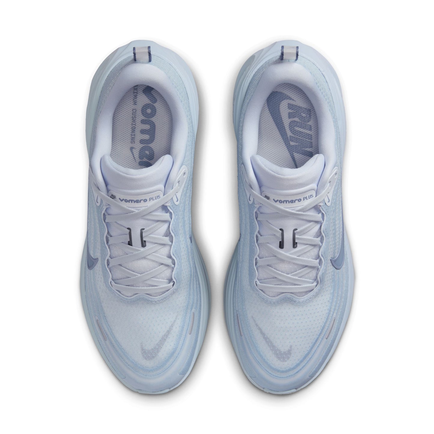 Nike Vomero Plus Men's Road Running Shoes Color: Football Grey/ashen Slate-lt Armory Blue Style: HV8150-004