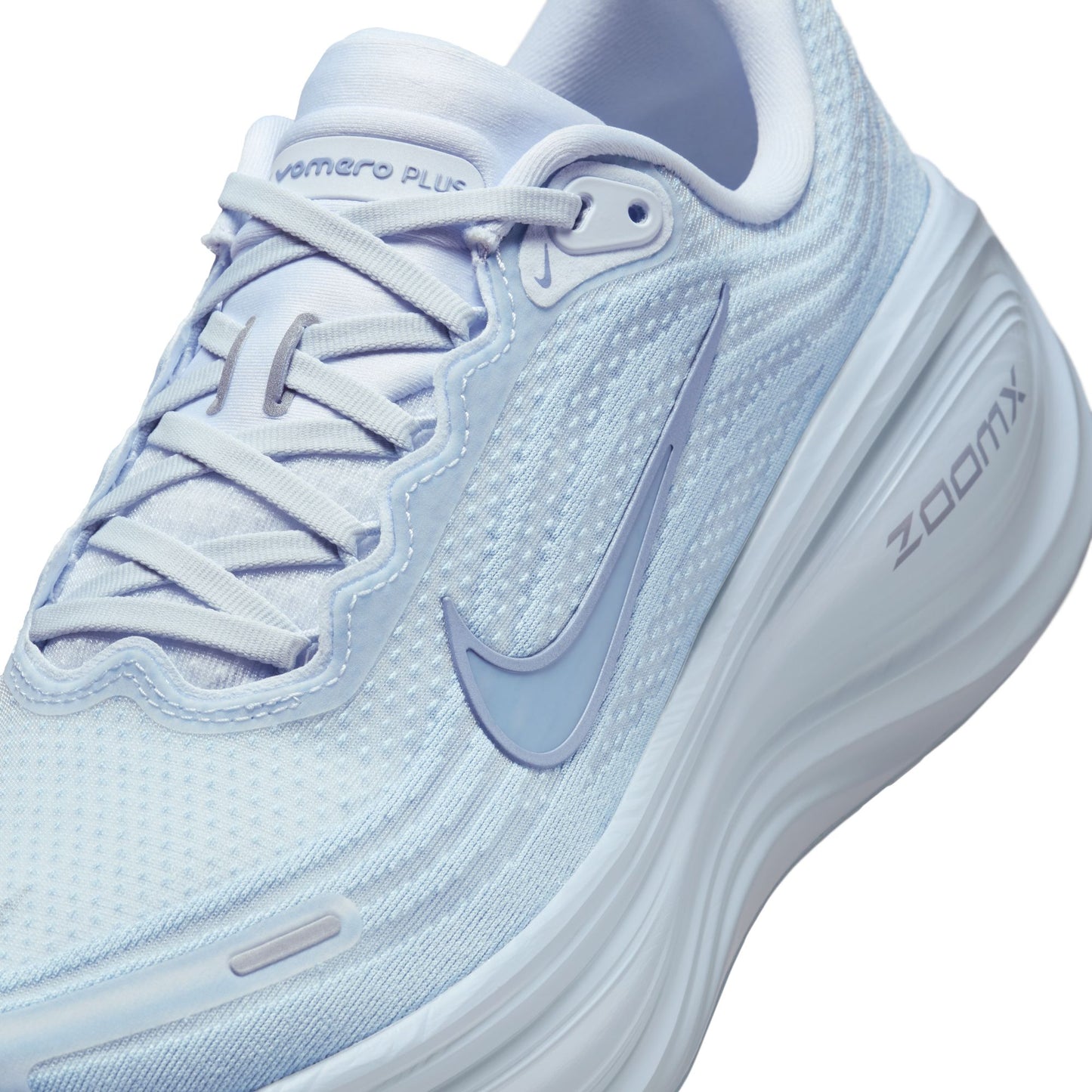 Nike Vomero Plus Men's Road Running Shoes Color: Football Grey/ashen Slate-lt Armory Blue Style: HV8150-004