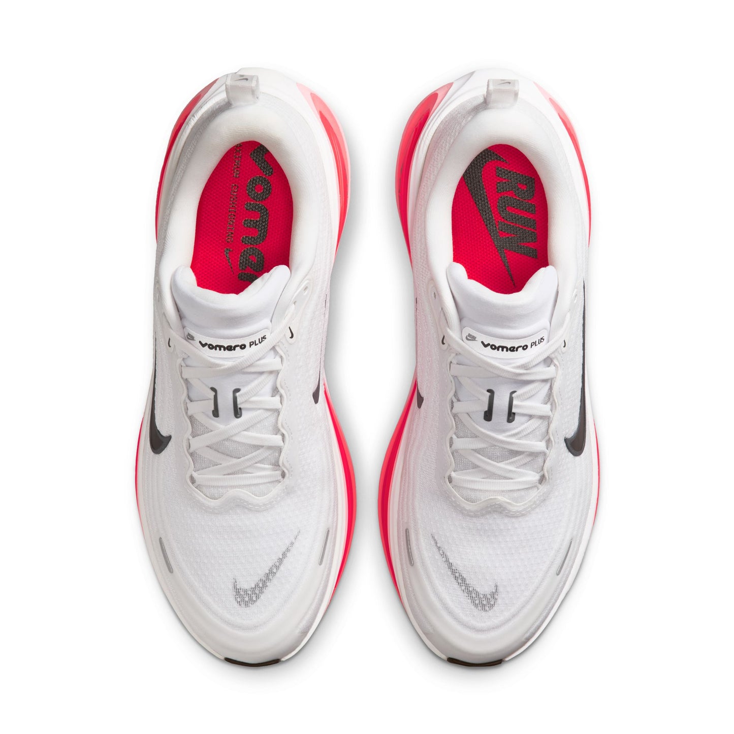 Nike Vomero Plus Men's Road Running Shoes Color: White/black-bright Crimson Style: HV8150-100