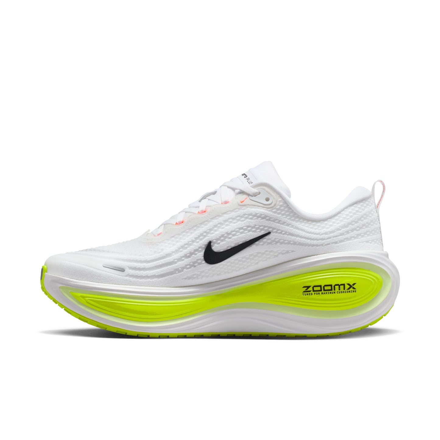 Nike Vomero Plus Men's Road Running Shoes Color: White/black-volt-barely Volt Style: HV8150-120