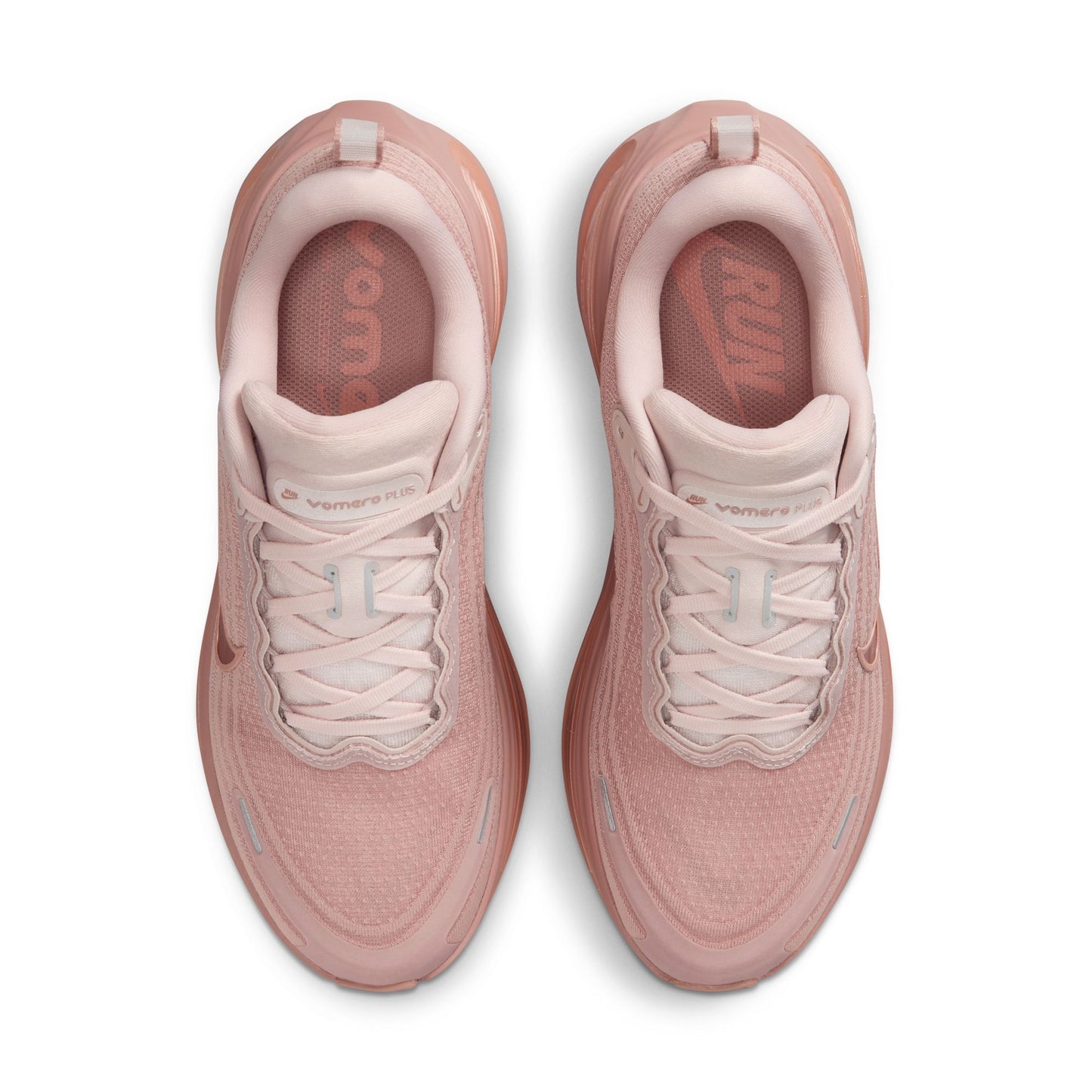 Nike Vomero Plus Women's Road Running Shoes Color: Particle Pink/mtlc Rose Gold-silt Red Style: HV8154-601