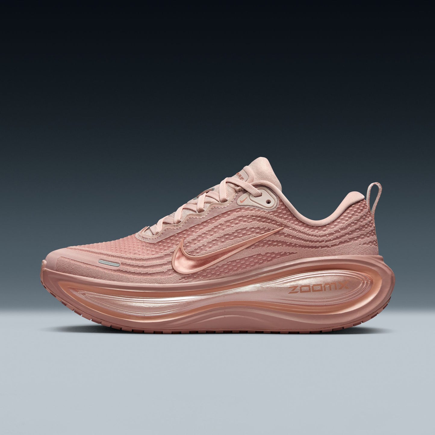 Nike Vomero Plus Women's Road Running Shoes Color: Particle Pink/mtlc Rose Gold-silt Red Style: HV8154-601