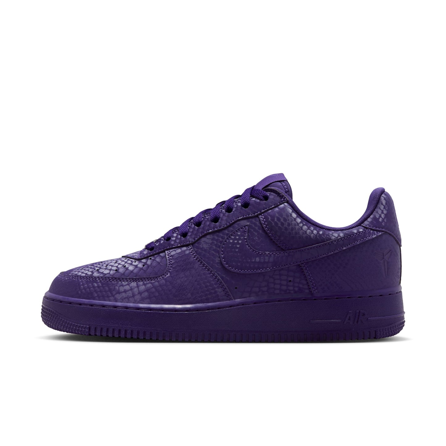 Nike Kobe Air Force 1 Low Men's Shoes Color: Court Purple/court Purple IB0018-500