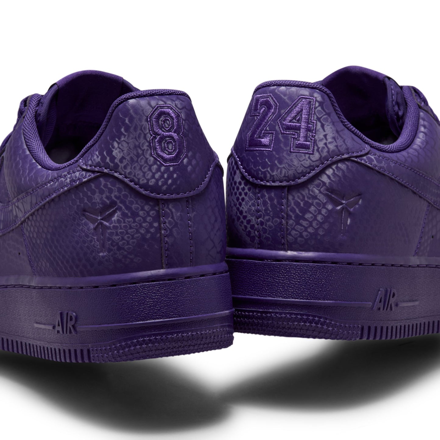 Nike Kobe Air Force 1 Low Men's Shoes Color: Court Purple/court Purple IB0018-500