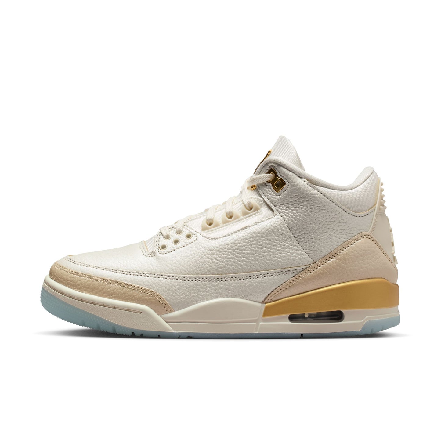 Air Jordan 3 Retro "Sail and Pale Ivory" Women's Shoes Sail/team Gold-pale Ivory-metallic Gold IB2255-100