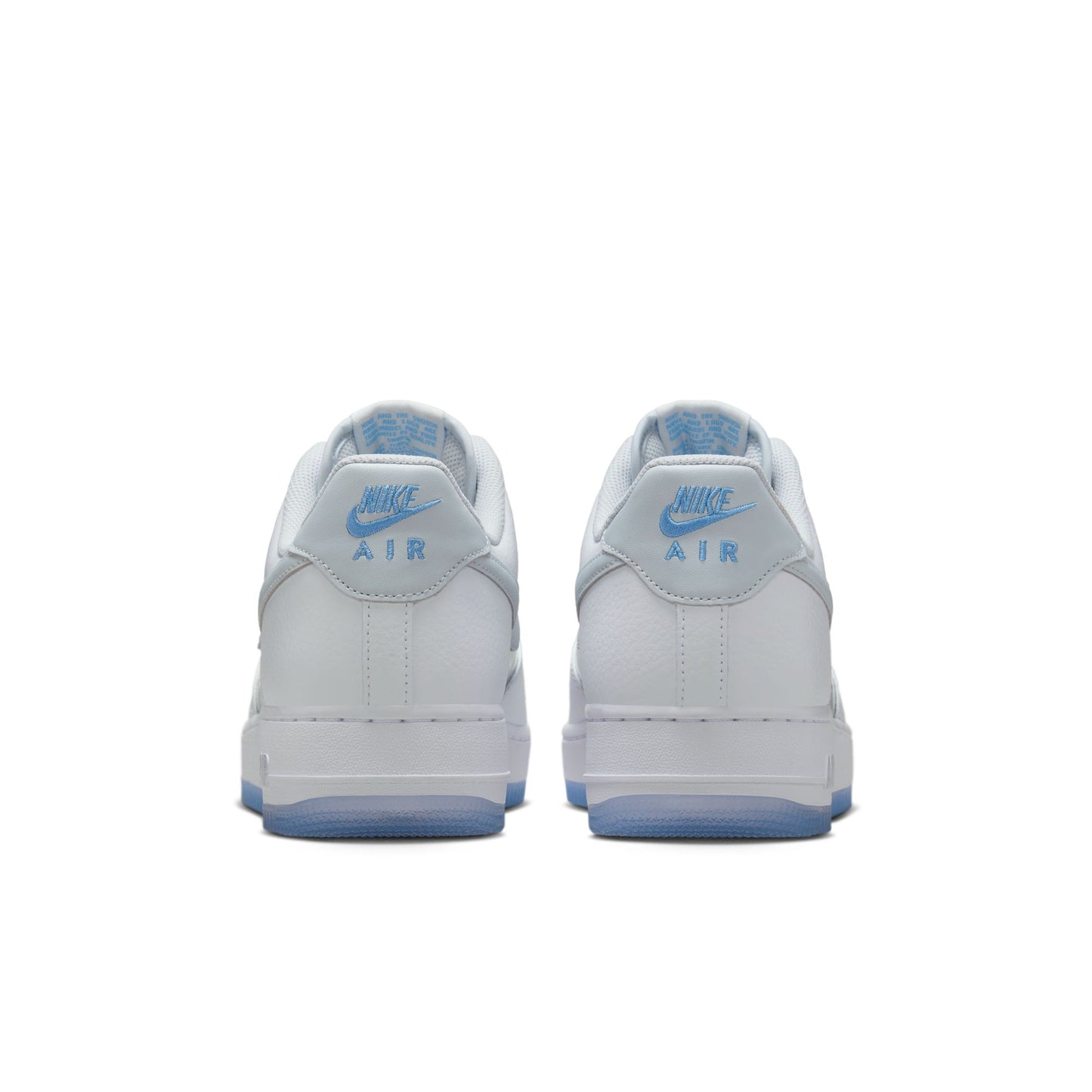 Nike Air Force 1 Retro Men's Shoes Color: White/pure Platinum-university Blue IB5724-100