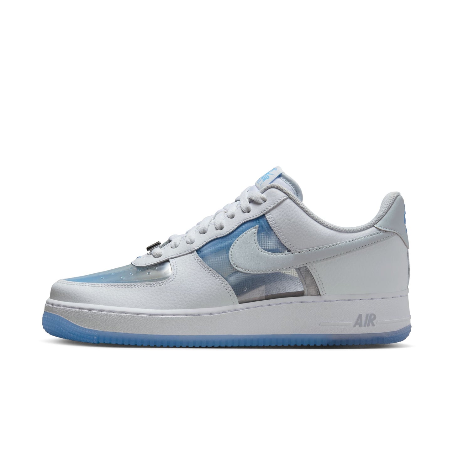 Nike Air Force 1 Retro Men's Shoes Color: White/pure Platinum-university Blue IB5724-100